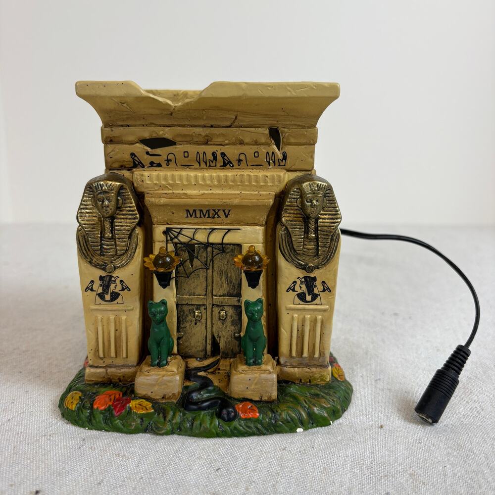 Department 56 Rest In Peace 2015 Halloween Snow Village Egyptian Tomb